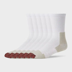 Men's Everyday 6-Pack Lightweight Crew Socks