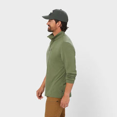 Men's AKHG Renew Bamboo 1/4 Zip Mock