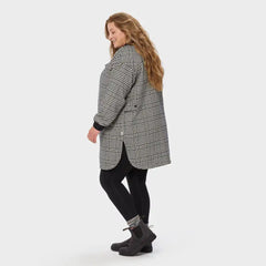 Women's Plus Folklore Flannel Insulated Duster