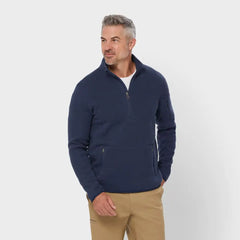 Men's Sweater Fleece Quarter Zip Mock